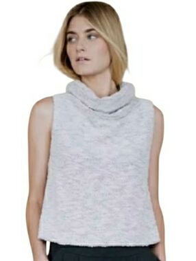 Eileen Fisher Sleeveless Cowl Neck Top- XS